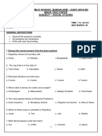 SOCIAL STUDIES Mock Test