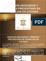 Riesgos Asociados Y Medidas Preventivas en Trabajos en Cocinas