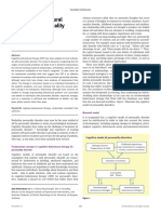 Cognitive-Behavioural Therapy For Personality Disorders