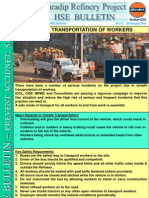 HSE Bulletin 17 Unsafe Transportation