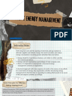 Effective Energy Management