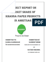 Khnnna Paper Mills Project