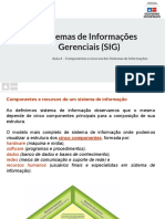 Aula 4 - Componentes e Funçoes de Um Sistema de Informação