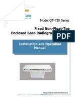 Fixed Non-Float-Top Enclosed Base Radiographic Table: Installation and Operation Manual