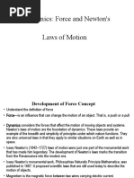 Dynamics: Force and Newton's Laws of Motion