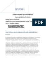 La Importancia de Los Carbohidratos en El Ejercicio Físico