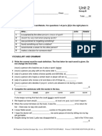 Focus3 2E Test Unit2 GroupB 1kol