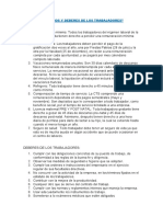 Derechos y Deberes de Los Trabajadores