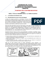 de Lectura - Moral y Etica El Fenomeno Social y La Teoria Filosofica