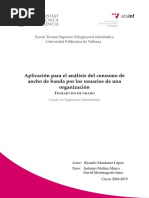 Aplicación para El Análisis Del Consumo de Ancho de Banda Por Los Usuarios de Una Organización