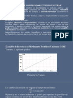 Gráficos Del Movimiento Rectilíneo Uniforme