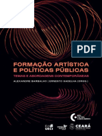 Formacao Artistica e Politicas Publicas Secult Ceara e Eduece