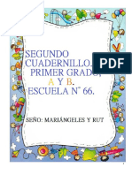 Segundo Cuadernillo de Actividades - PRIMER GRADO A Y B