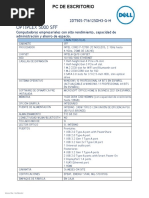 Optiplex 5000 SFF: PC de Escritorio