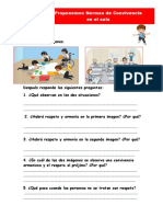 E1 A3 FICHA PS Proponemos Normas de Convivencia en El Aula 4to