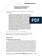 Bioresources.: Extent of Automation and The Readiness For Industry 4.0 Among Malaysian Furniture Manufacturers