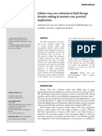 Inferior Vena Cava Evaluation in Fluid Therapy Decision Making in Intensive Care: Practical Implications