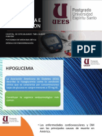 Insulinizacion e Hipoglicemia