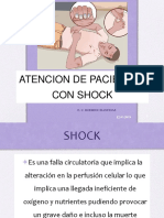 Atencion de Pacientes Con Shock: E. U. Rodrigo Bastidas