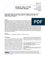 Assessment of Antidiabetic Effect of 4-HIL in Type 2 Diabetic and Healthy Sprague Dawley Rats