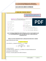 Unidad 2 Edo de Orden Superior: SESION 21: Viernes 16 - Octubre 2020 - 07:00 AM - 09:00 Am