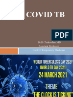 Post Covid TB: Dr.B.Chakradhar MD Assistant Professor Dept of Respiratory Medicine