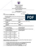 General Biology 1: TEST II. Modified True or False. Indicate Whether The Statement Is True or False. If False, Change The