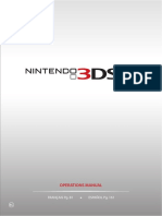 Manual Nintendo 3dsxl Operations English