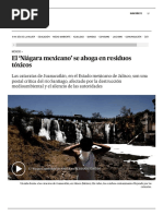 Cataratas de Juanacatlán - El Niágara Mexicano' Se Ahoga en Residuos Tóxicos - Sociedad - EL PAÍS