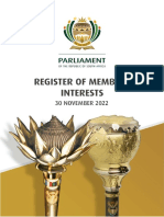 Register of Members Interests 2022