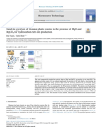 Catalytic Pyrolysis of Biomass-Plastic Wastes in The Presence of MgO and MgCO3 For Hydrocarbon-Rich Oils Production