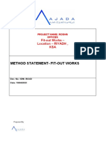 Method Statement-Fit-Out Works