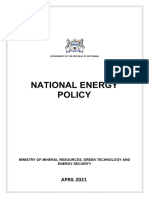 National Energy Policy Final April 2021