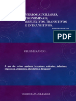 Verbos Auxiliares, Pronominais, Reflexivos, Transitivos E Intransitivos