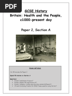 GCSE History Britain: Health and The People, C1000-Present Day