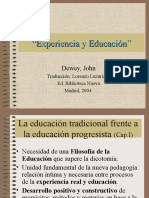 Experiencia y Educación