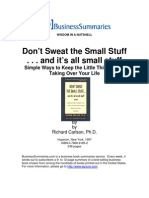 Dont Sweat The Small Stuff BIZ