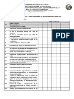 Ficha de Monitoreo de Las Condiciones Básicas Del Aula