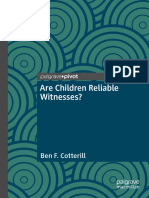 Are Children Reliable Witnesses?: Ben F. Cotterill