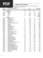 Listado Total de Insumos: IU Código Descripción Unidad Cantidad Precio Parcial