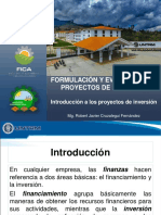 Formulación Y Evaluación de Proyectos de Inversión