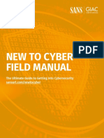 SANS - New To Cyber Field Manual - (18p)