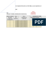 Formato 5.1: "Libro Diario" Periodo: Ruc: Apellidos Y Nombre, Denominación O Razon Social