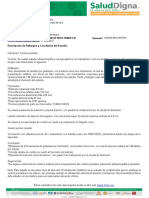 Fecha Ultima Menstruacion: 27/jul/2022 Descripción de Hallazgos y Conclusión Del Estudio