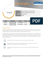 Ficha Técnica: Gafas de Protección V30 Némesis BASIC. Lentes en Policarbonato. Marco en Nylon. Jackson Safety Taiwán