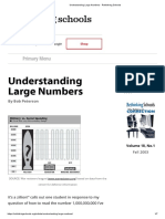 Understanding Large Numbers: Included IN