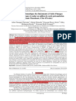 Extraction Automatique Des Linéaments À L'aide D'images Satellitaires Optique Et Radar en Milieu de Socle Précambrien (Haute Marahoué, Côte D'ivoire)