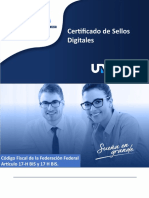 Certificado de Sellos Digitales