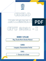 Módulo de Lenguaje y Razonamiento Verbal - Ciclo Intensivo - Cdávalos 2021 I