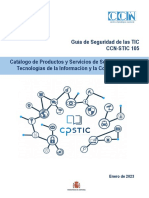 Guía de Seguridad de Las TIC CCN-STIC 105 Catálogo de Productos y Servicios de Seguridad de Las Tecnologías de La Información y La Comunicación